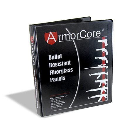 ArmorCore entrapment binder — front view