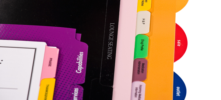 Custom index tabs